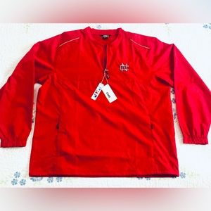 Core 365 Mens Windbreaker XL 1/4 Zip NC State Tar Heels North Carolina Golf NWT